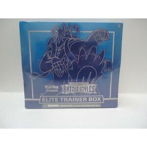 Pokemon TCG Battle Styles Elite Trainer Box - Rapid Strike (Blue) Factory Sealed